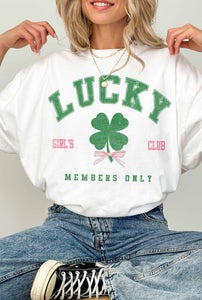 Lucky Girl Tee - Oversized