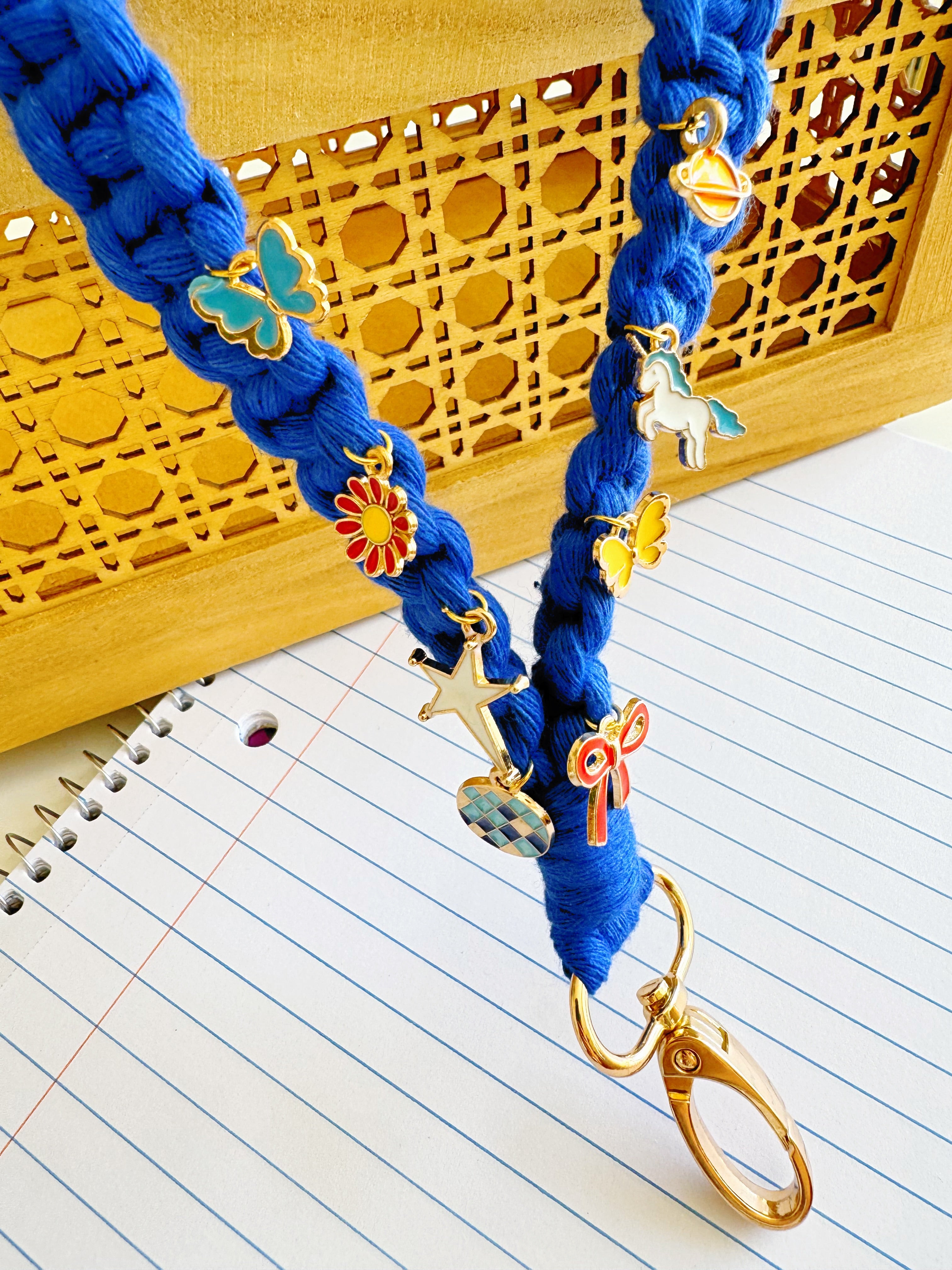 Royal - Charmed Lanyard