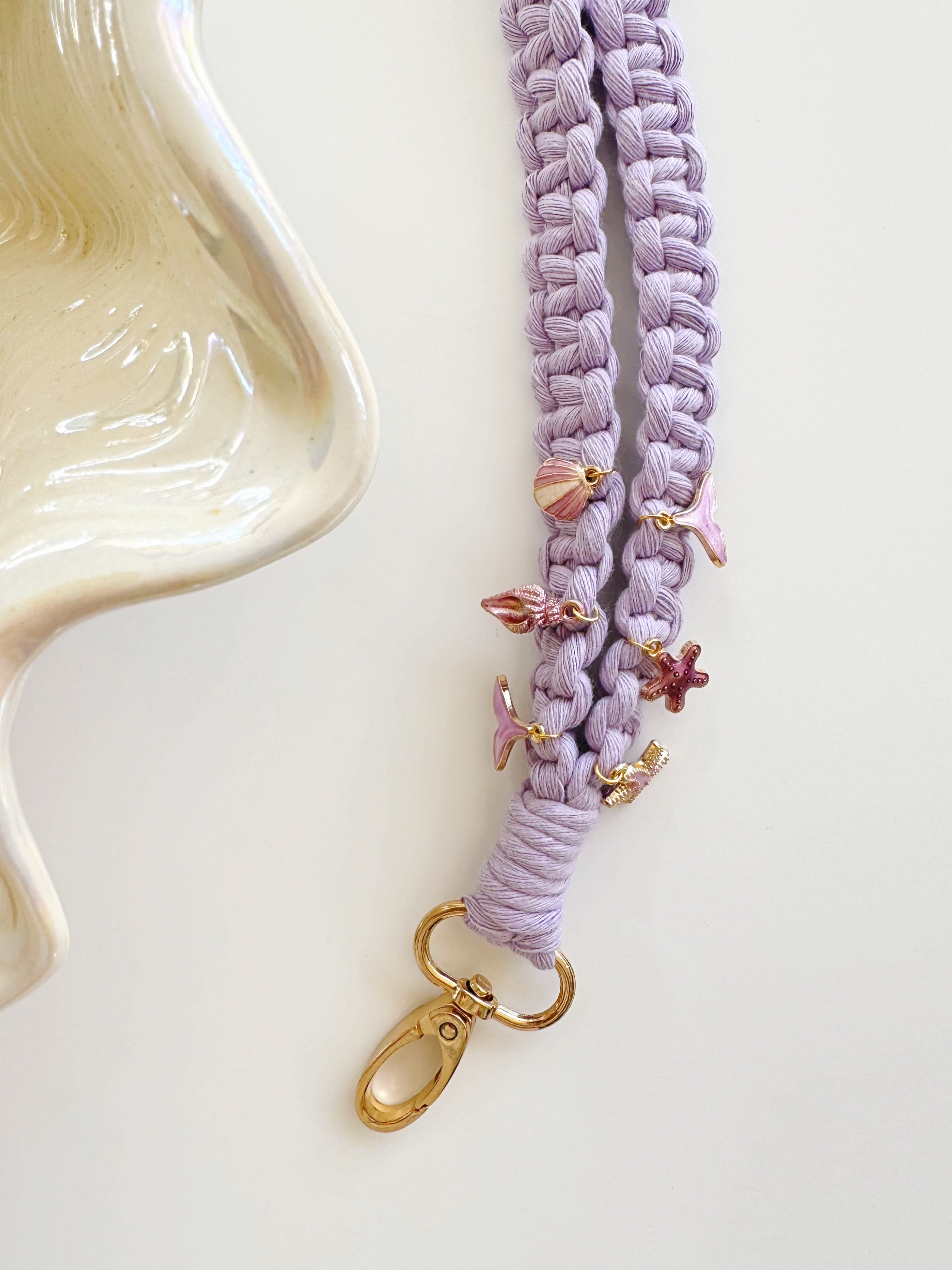 Lilac Beach - Charmed Lanyard