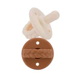 Sweetie Soother™ Pacifier Set - Coconut/Toffee 0m+