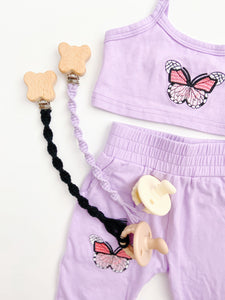 Butterfly Pacifier Clips