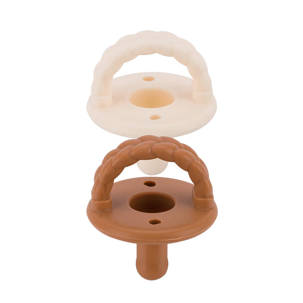 Sweetie Soother™ Pacifier Set - Coconut/Toffee 0m+